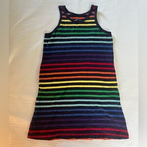Rainbow Striped Tank Dress sz 10
